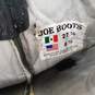Joe Boots Men's Black Leather Silver Sequin Fleur de Lis Western Boots Size 8.5 image number 8
