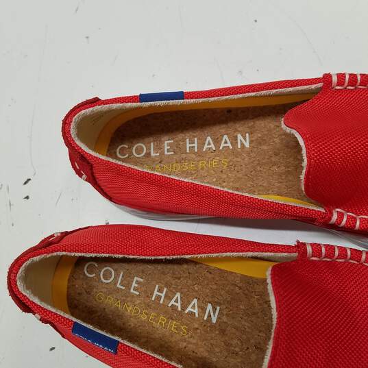 Cole Haan Canvas Moccasins Red 10 image number 2
