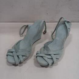 Women's UGG Light Blue Wedge Heels Size 8 alternative image