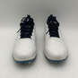 Mens Go Golf Ultra Go White Leather Round Toe Lace-Up Golf Shoes Size 9 image number 3