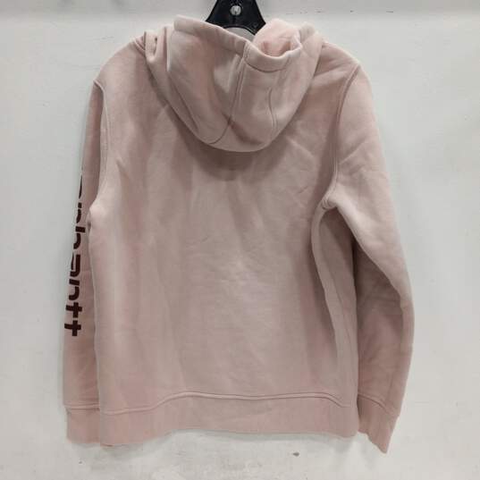 Carhartt Pale Pink Pullover Hoodie Women's Size M image number 2