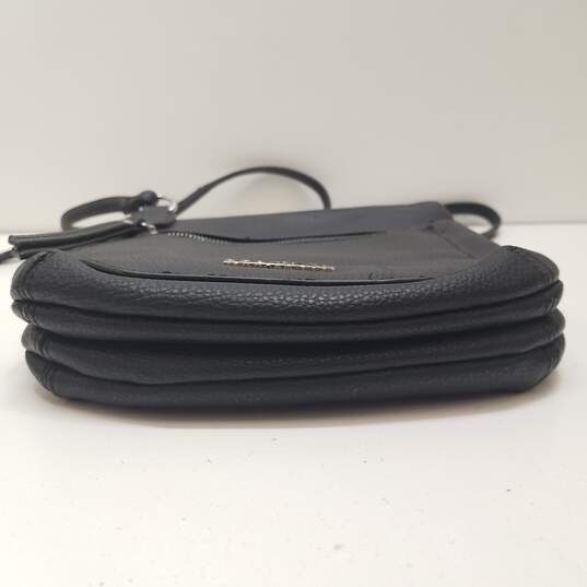 Kenneth Cole Reaction Triple Compartment Crossbody Bag Black image number 5