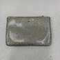 Womens Metallic Silver Mavis Street Mini Pouch Bag W/ Missing Zipper image number 1