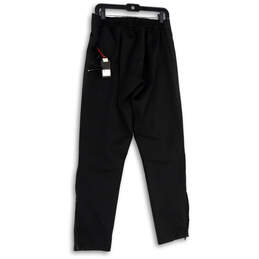 NWT Mens Black Flat Front Straight Leg Pockets Heated Ankle Pants Size S alternative image