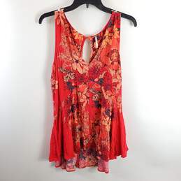 Free People Women Floral Top L