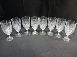 Bundle of 8 Clear Royal Gallery Gold Buffet Glasses