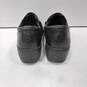 Clarks Collection Soft Cushion Leather Upper Side Zip Black Comfort Shoes Size 9 image number 3