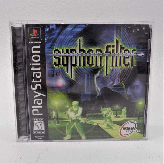 Sony PlayStation PS1 W/ 6 Games Syphon Filter image number 12
