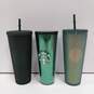 Bundle of 6 Assorted Starbucks Travel Tumblers with Straws image number 4