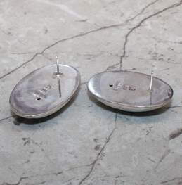 Artisan Signed Sterling Silver Earrings alternative image