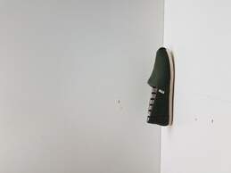 TOMS Women's Green Alpargata Heritage Canvas Espadrille Shoes, Size 6