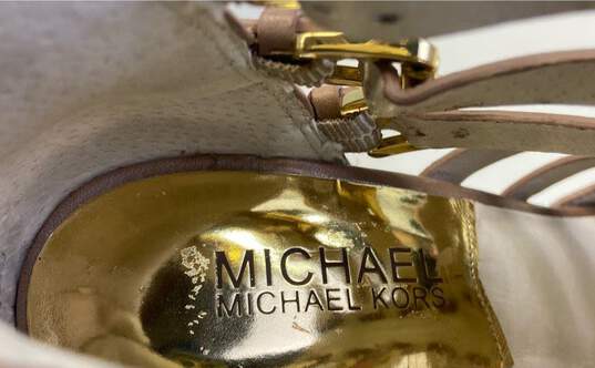 Michael Kors Beige Strappy Heel Women 6 image number 7