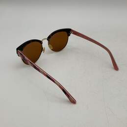 Womens Multicolor Half-Rim UV Protection Lightweight Round Sunglasses alternative image