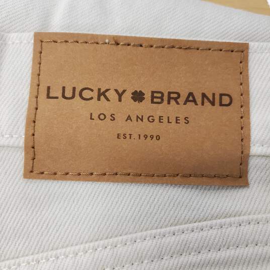 Lucky Brand Women Ivory  Straight Jean Sz 27 image number 5
