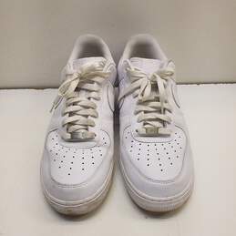 Nike Air Force 1 Low Triple White Men Athletic Sneakers US 11