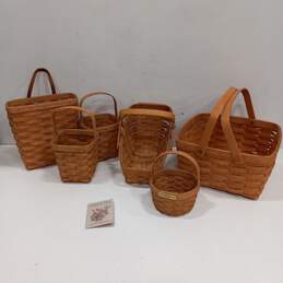 Set Of 6 Longaberger Baskets
