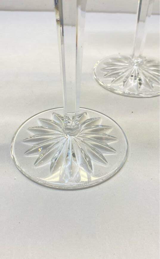 Waterford Champaign Pair of Crystal 12th Edition Holiday Etched Glassware image number 5
