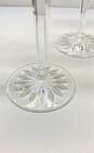 Waterford Champaign Pair of Crystal 12th Edition Holiday Etched Glassware image number 5