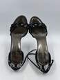 Authentic Giorgio Armani Black Strappy Sandals W 7 image number 6