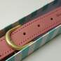 Blueberry Pet Chic Two Tone Genuine Leather Dog Collar image number 3