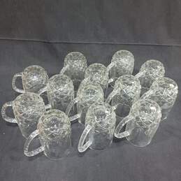 Action Industries Lot Of 13 Lead Crystal Mugs alternative image