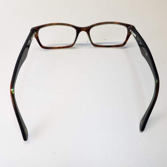 Ray-Ban Tortoise Rectangle Eyeglasses image number 7