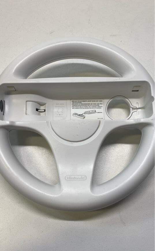Set Of 2 Nintendo Wii Steering Wheels- White image number 4