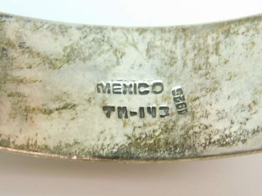 Vintage Taxco Sterling Silver Shadowbox Storyteller Bracelet 41.1g image number 4