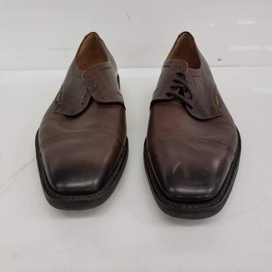 Mephisto Brown Leather Dress Shoes Size 13 image number 3