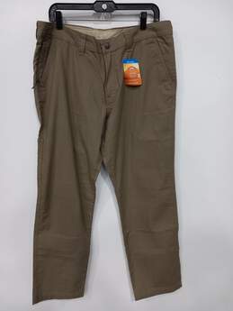 Columbia Omni- Shade Tan Pants Men's Size 35x32