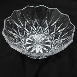 JG Durand 24% Lead Crystal Centerpiece Bowl Cathedral France IOB