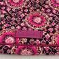 Vera Bradley Womens Pink Floral Adjustable Strap Zipper Crossbody Bag Purse image number 5