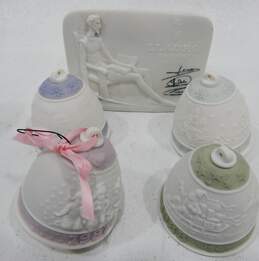 Vintage Lladro Collector's Society Figurine & Bell Ornaments IOB