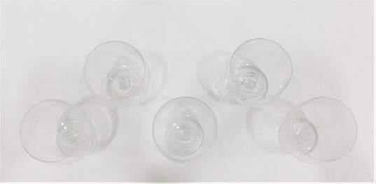 Orrefors Crystal Boheme Wine Sipping Glasses Set of 5 image number 2