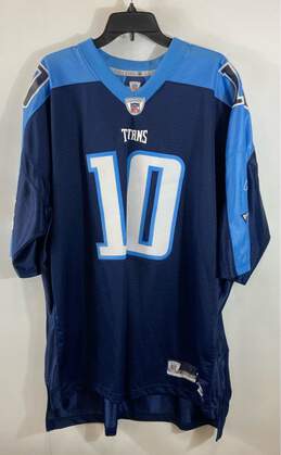 Reebok NFL Titans Young #10 Blue Jersey - Size 4XL