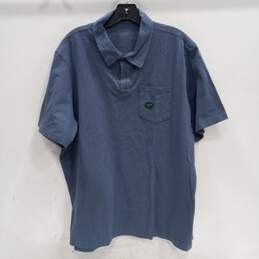 L.L. Bean Men's Blue Cotton SS Polo Shirt Size XL Reg NT
