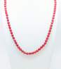 Artisan Sterling Silver Whitney Kelly Faceted Carnelian Long Layering Necklace 74.1g image number 1