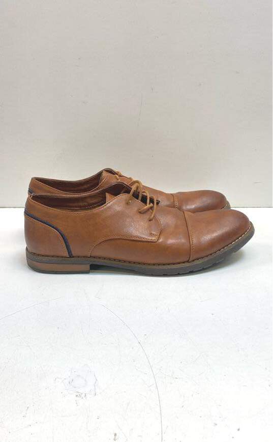 London Fog Brown Oxford Dress Shoe Men 12 image number 1
