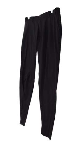 Bradly Allen Men's Black Flat Front Straight Leg Dress Pants Size 34