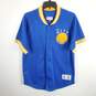Mitchell & Ness Men Blue Golden State Warriors Jersey M image number 1