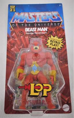 MOC CG Masters of the Universe Retro BEAST MAN LOP Figure MOTU Mattel ORIGINS