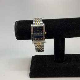 Designer Citizen Two-Tone Date Indicator Rectangle Dial Analog Wristwatch