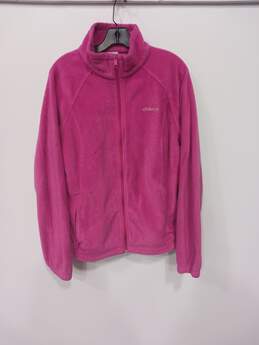 Columbia Full Zip Fleece Pink Jacket Size XL