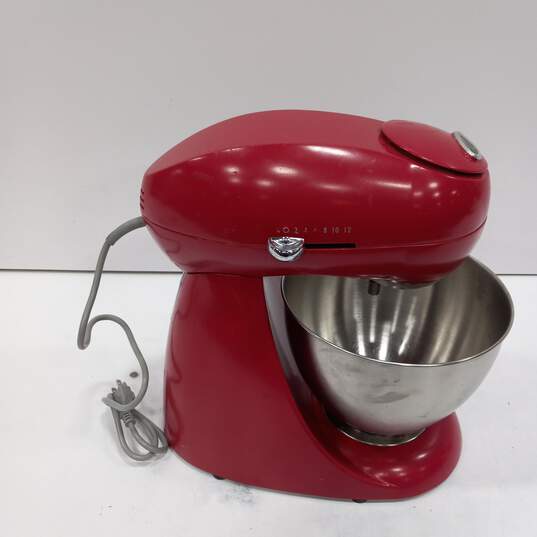 Hamilton Beach Red Stand Kitchen Mixer With Attachments image number 3