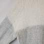 Vince Camuto Women's White/Gray Sweater SZ L image number 5