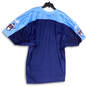 NWT Mens Blue Short Sleeve V-Neck Pullover NFL Athletic T-Shirt Size 54 image number 2