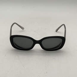 Womens 8278 50028G Asian Fit Black Full Rim Rectangle Sunglasses W/ Case alternative image