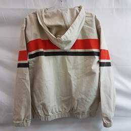 STÜSSY Women's Printed Stripe Hood Jacket Stone/Orange Size XS alternative image