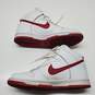 Nike Dunk High White Gym Red 904233 102 Men's Shoes Size 9.5 image number 3