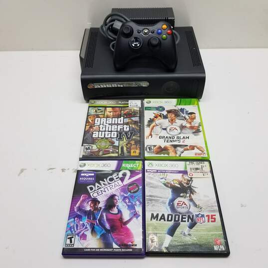 Microsoft Xbox 360 Fat 120GB Console Bundle Controller & Games #5 image number 1